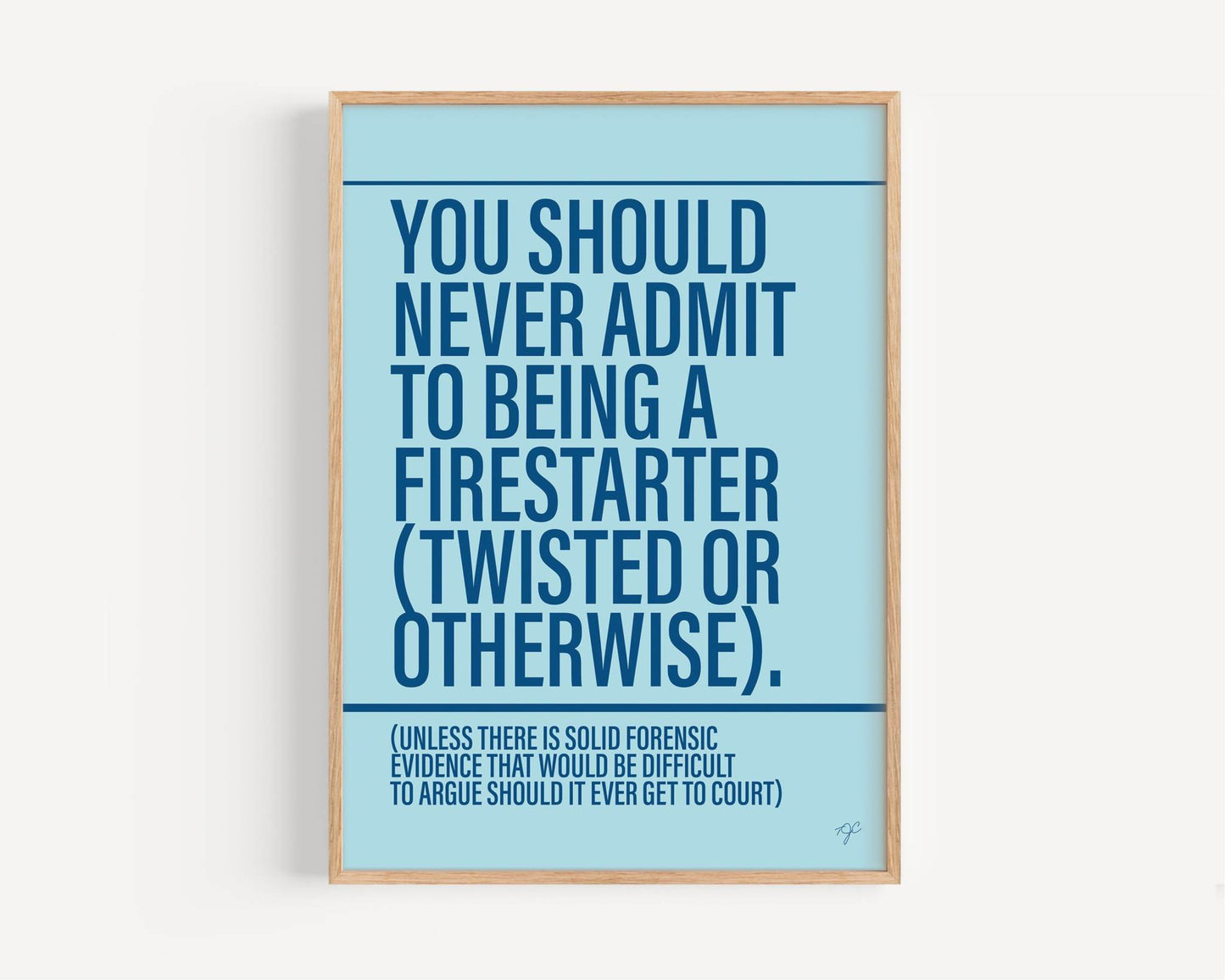 Firestarter print