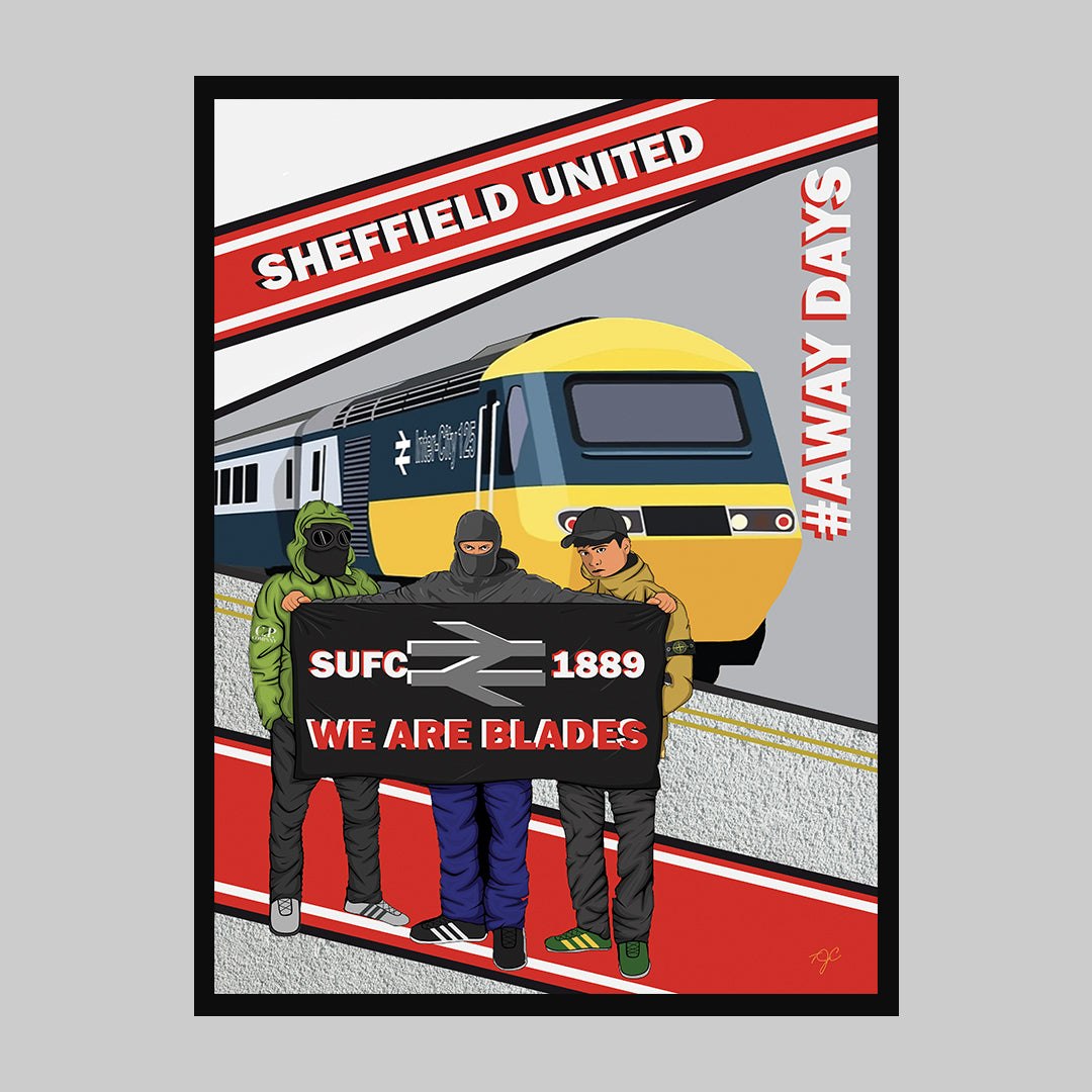 Sheffield United Away Days print