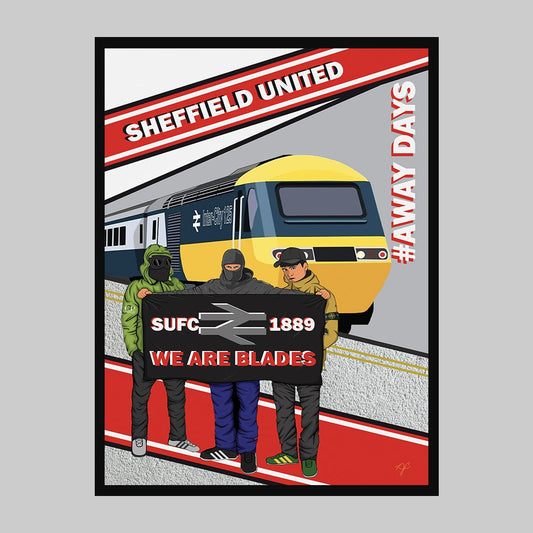 Sheffield United Away Days print