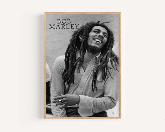 Bob Marley print produced on high quality matte luxury fine art paper.