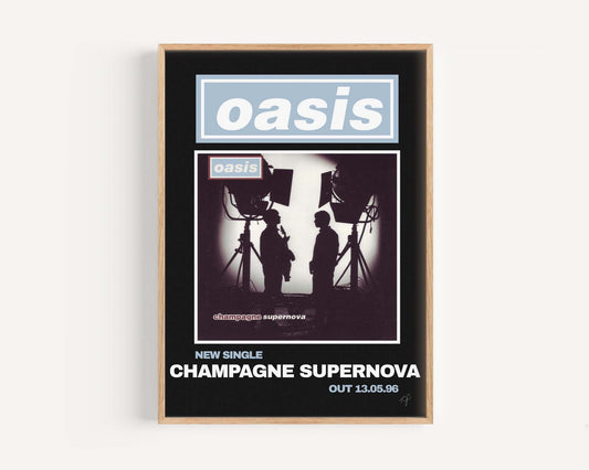 Oasis Champagne Supernova print