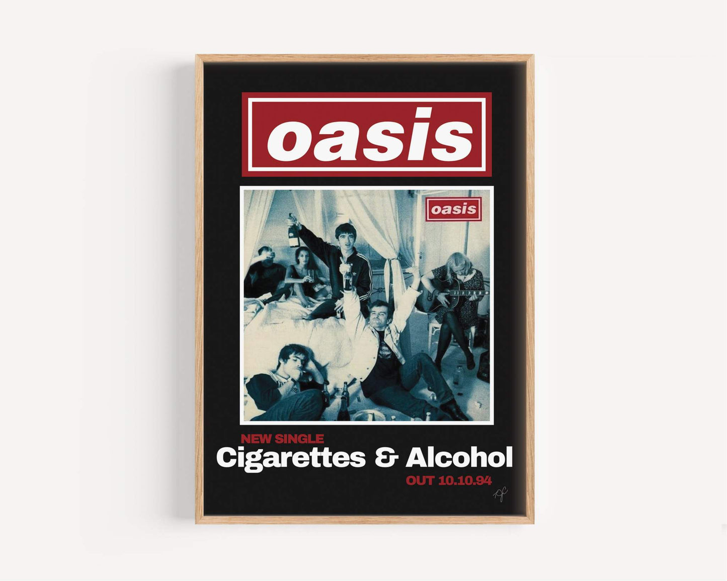 Oasis Cigarettes & Alcohol print