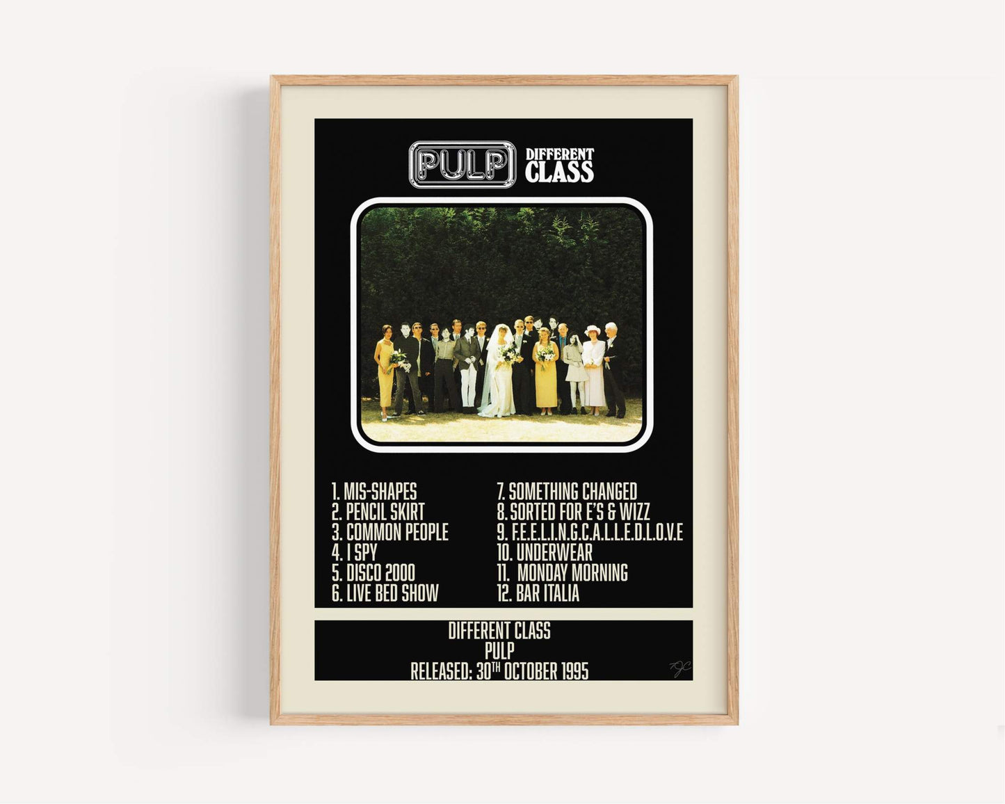 Different Class Pulp - Album Print