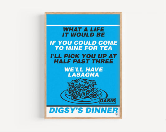 Digsys Dinner Oasis print