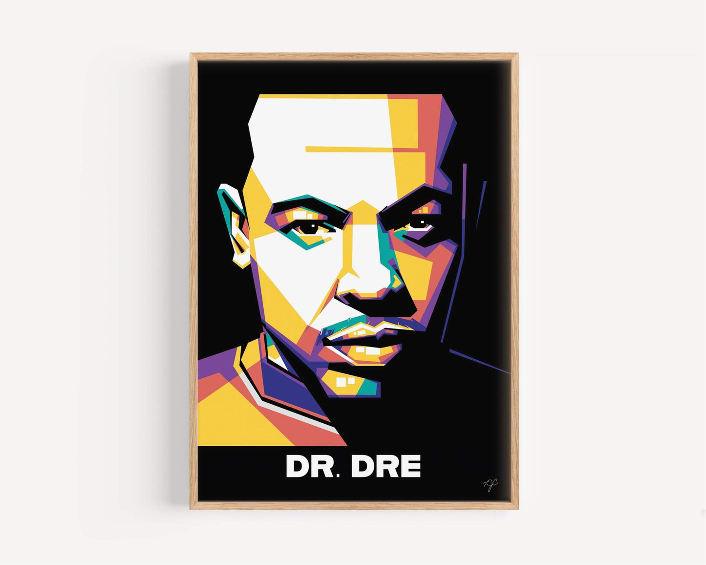 Dr Dre print produced on a super-high-quality matte luxury fine paper.