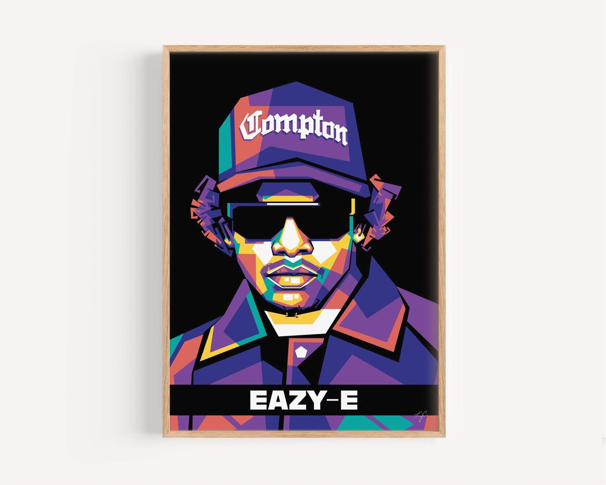 Eazy E print produced on a high quality matte luxury fine art paper...