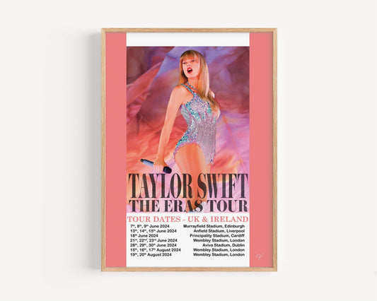 Taylor Swift Eras Tour poster print