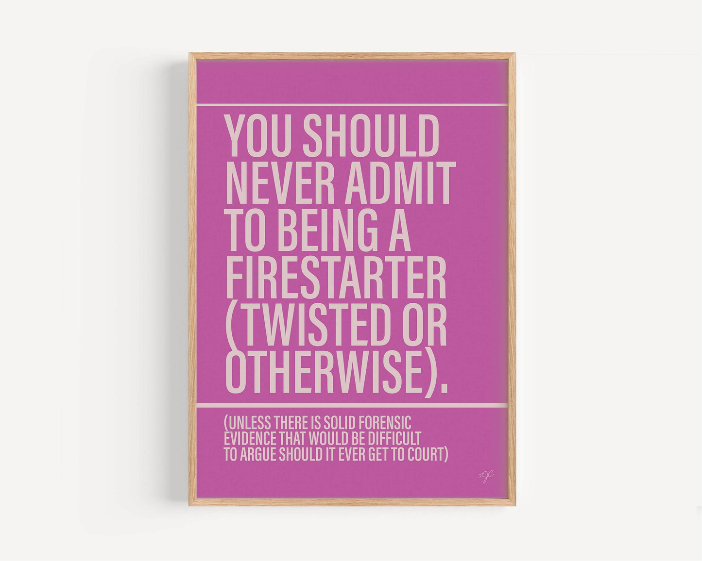 Firestarter print