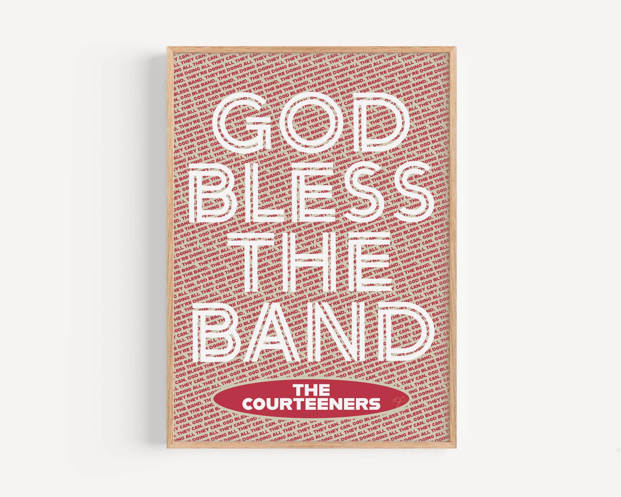 The Courteeners Art Print Printed On A Super High Quality Matte Paper the-courteeners-art-print-printed-on-a-super-high-quality-matte-paper