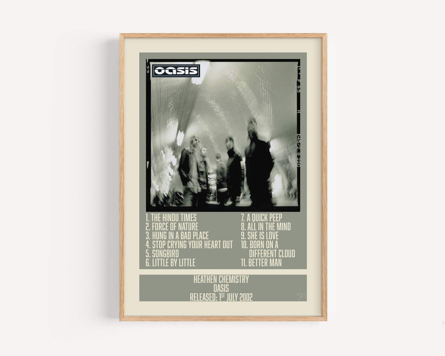 Heathen Chemistry - Oasis - Album Print