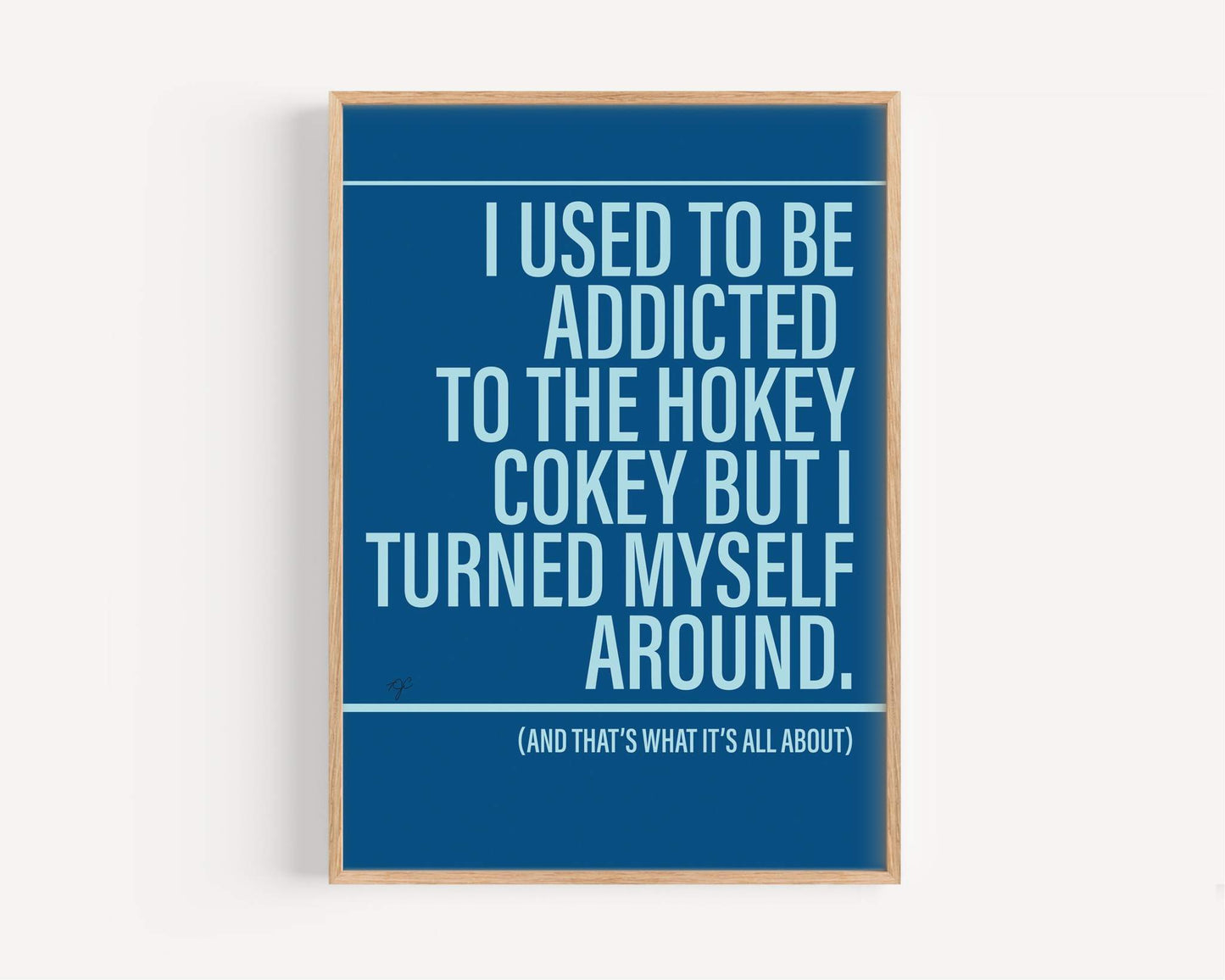 Hokey Cokey print