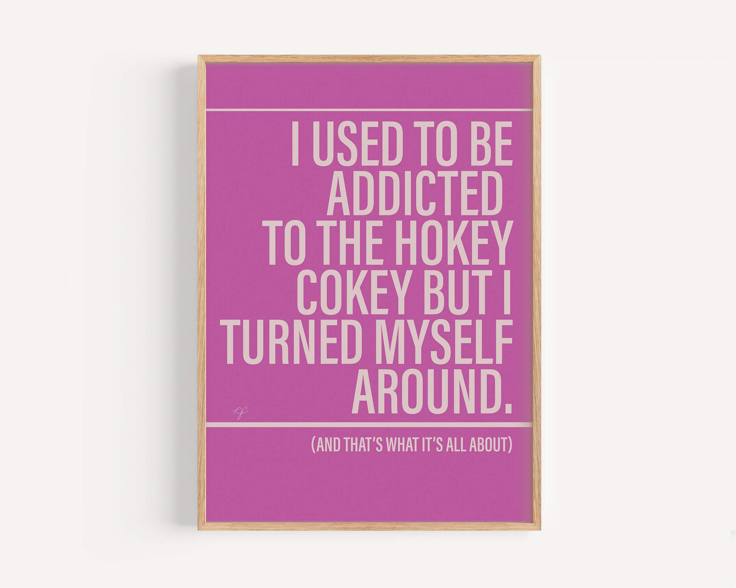 Hokey Cokey print