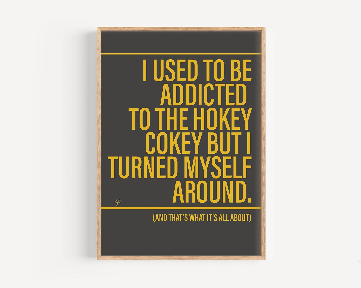 Hokey Cokey print