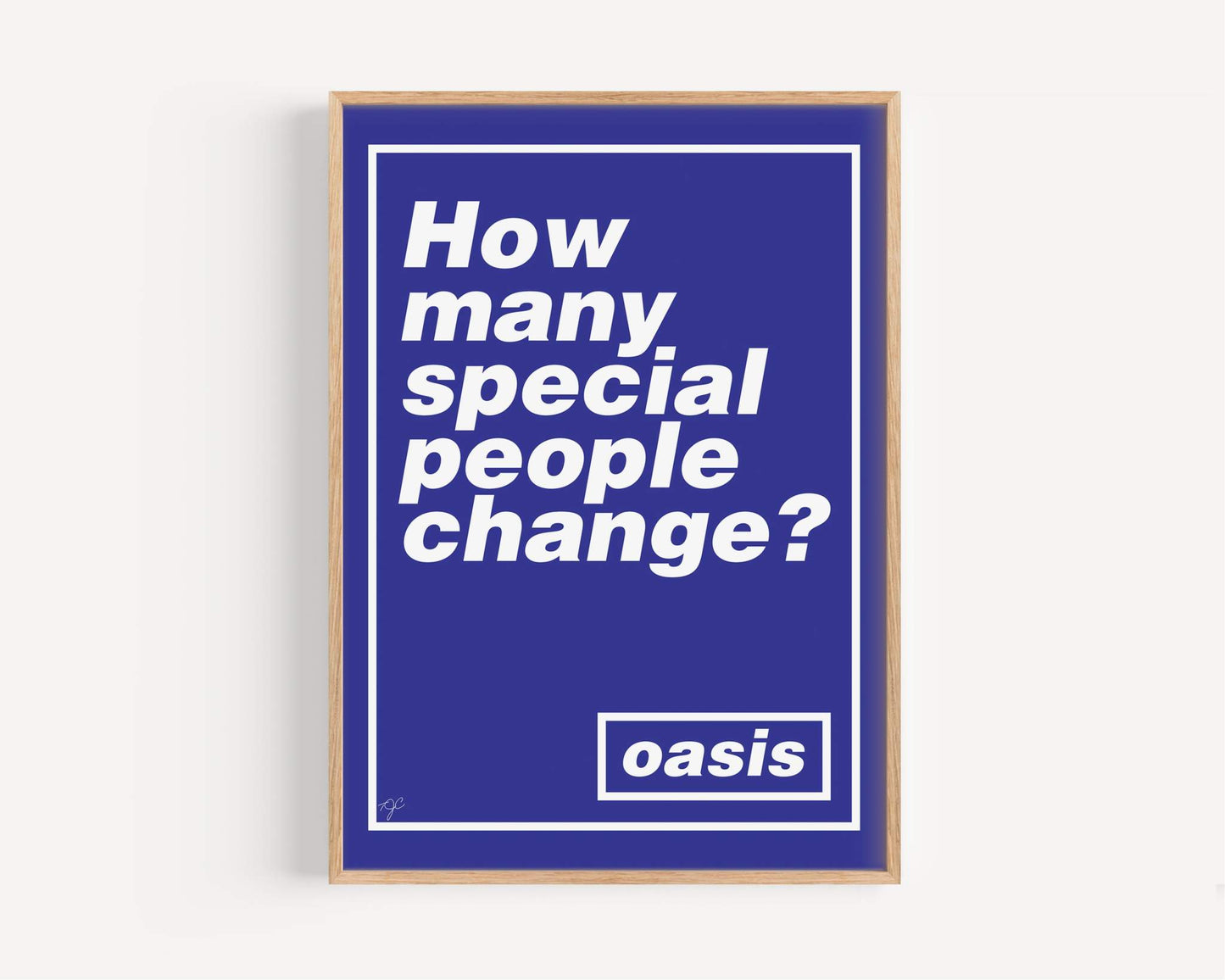 Oasis Champagne Supernova print