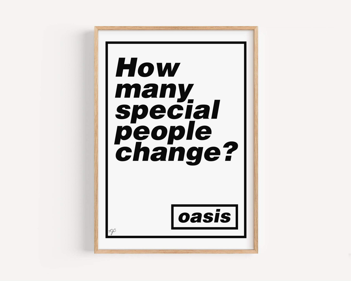 Oasis Champagne Supernova print