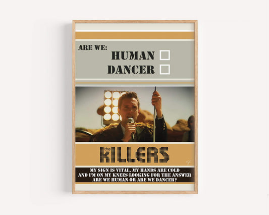 The Killers Human print