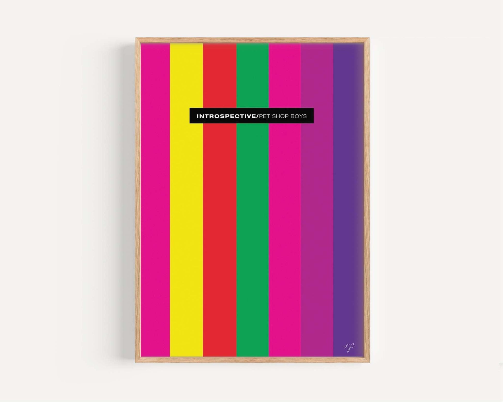 Pet Shop Boys Introspective print on a high quality luxury matte paper