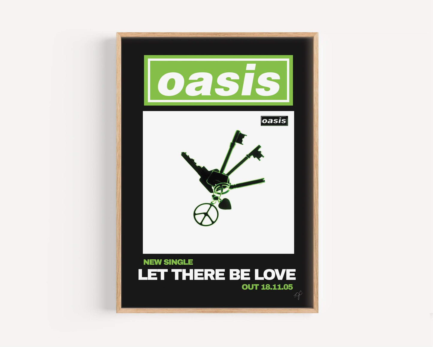 Oasis Let There Be Love print