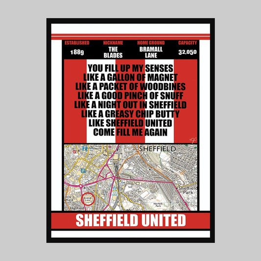 Sheffield United Bramall Lane Stadium print