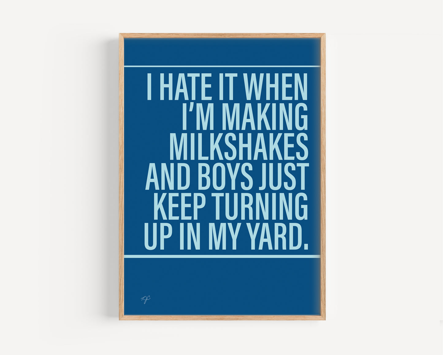 Milkshake print