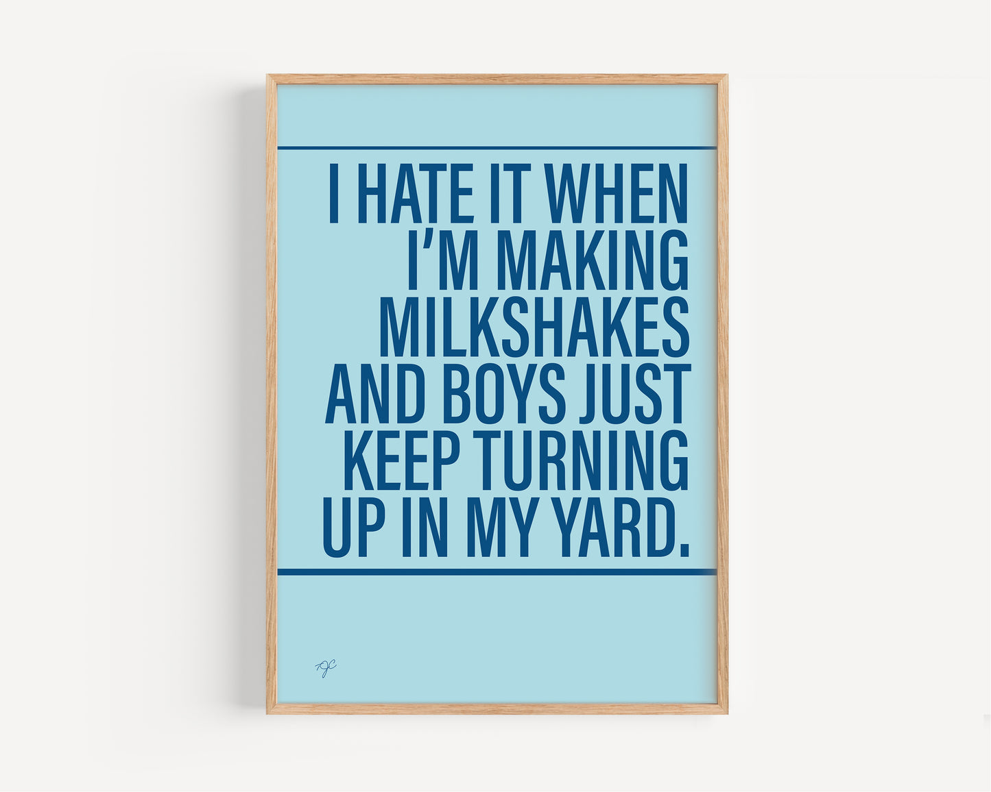 Milkshake print
