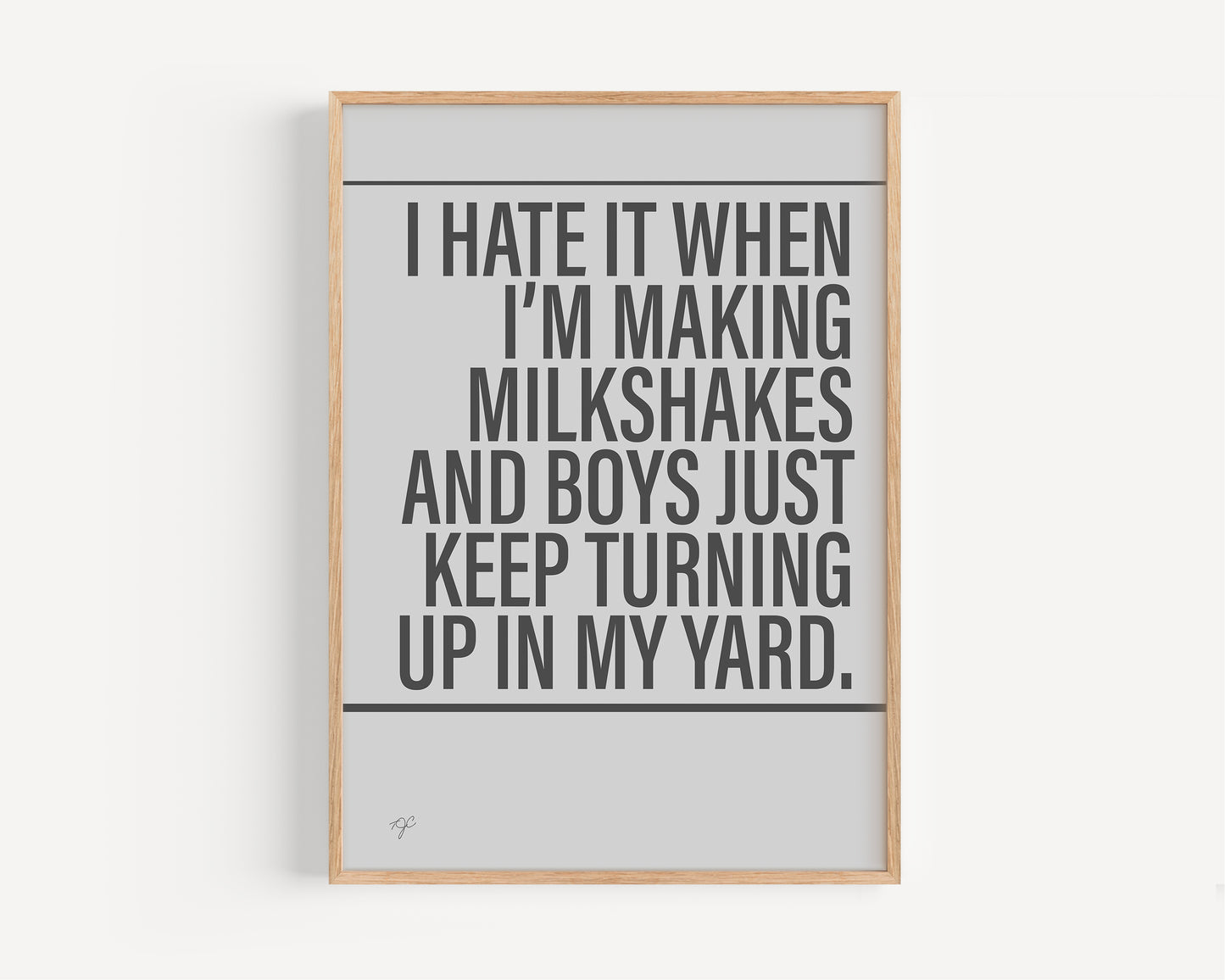 Milkshake print
