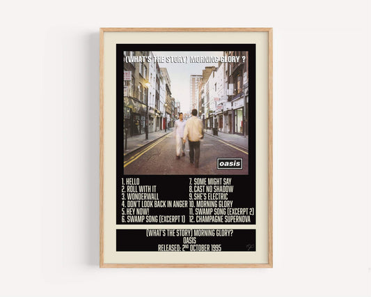 Oasis Album Art - What's the Story Morning Glory? Print