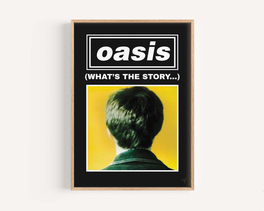 Oasis album print - What's the story, Morning Glory replica poster (1)