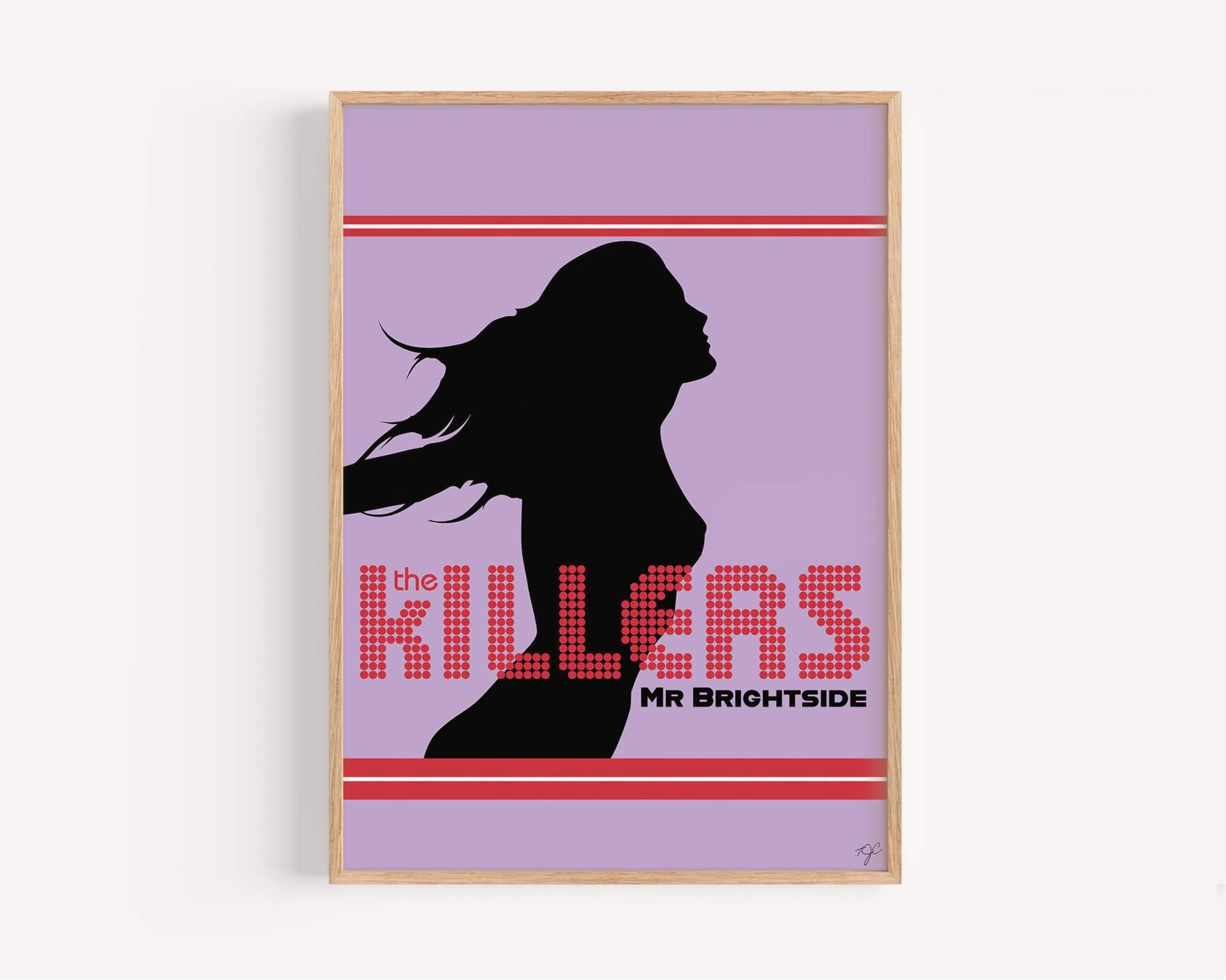 Mr Brightside The Killers unique print on high quality matte art paper