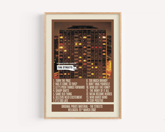 Original Pirate Material - The Streets - Album Print