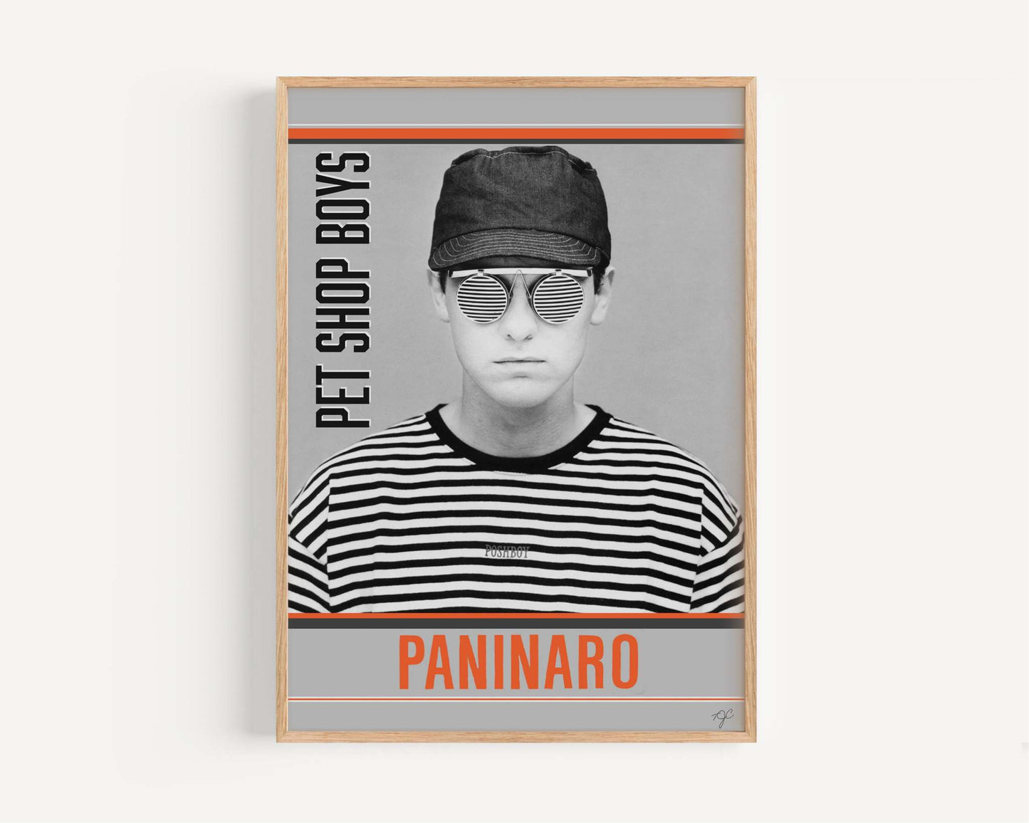 Paninaro Pet Shop Boys print on a high quality matte luxury art paper!