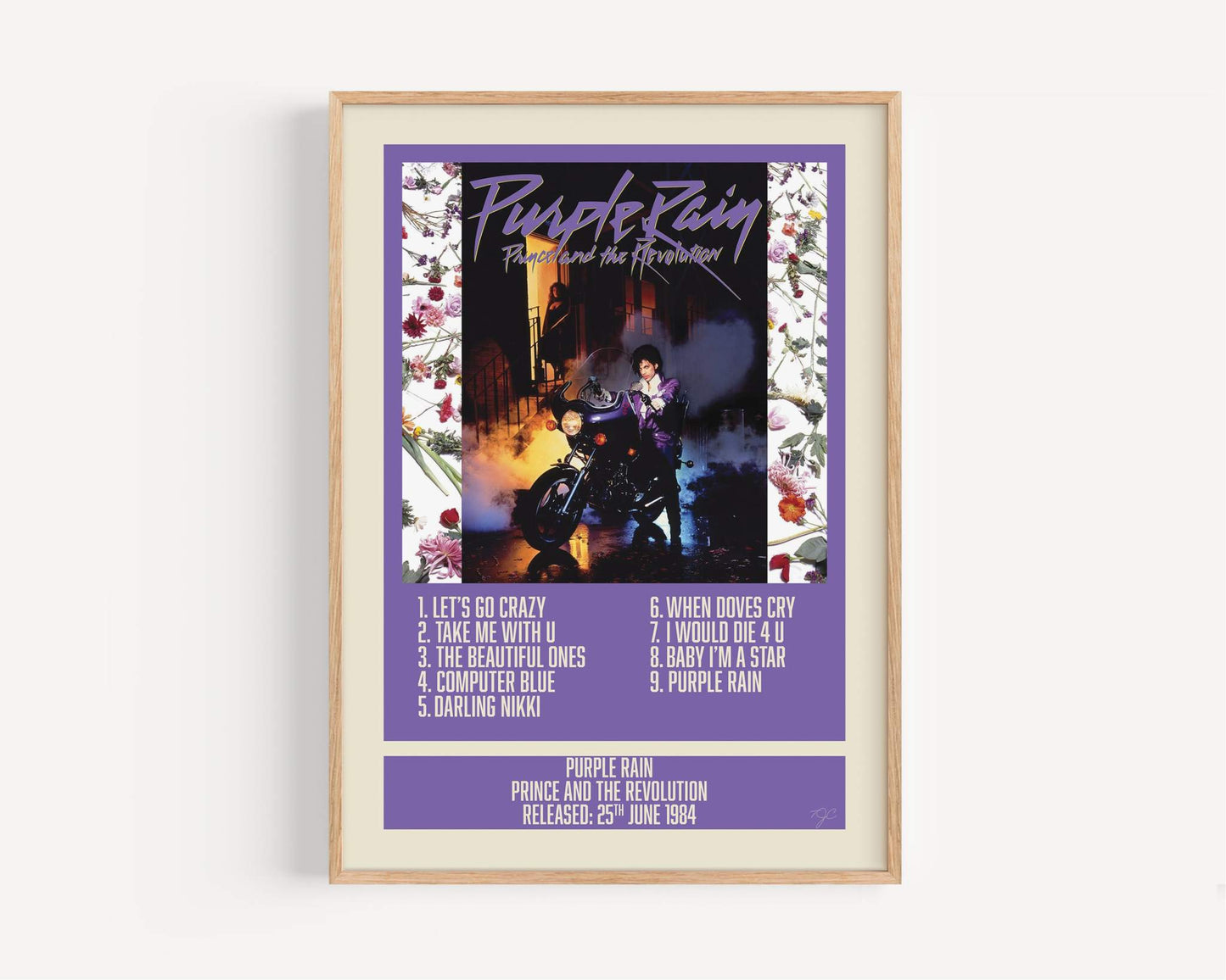 Purple Rain - Prince - Album Print