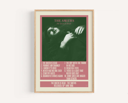 The Queen is Dead - The Smiths - Album Print