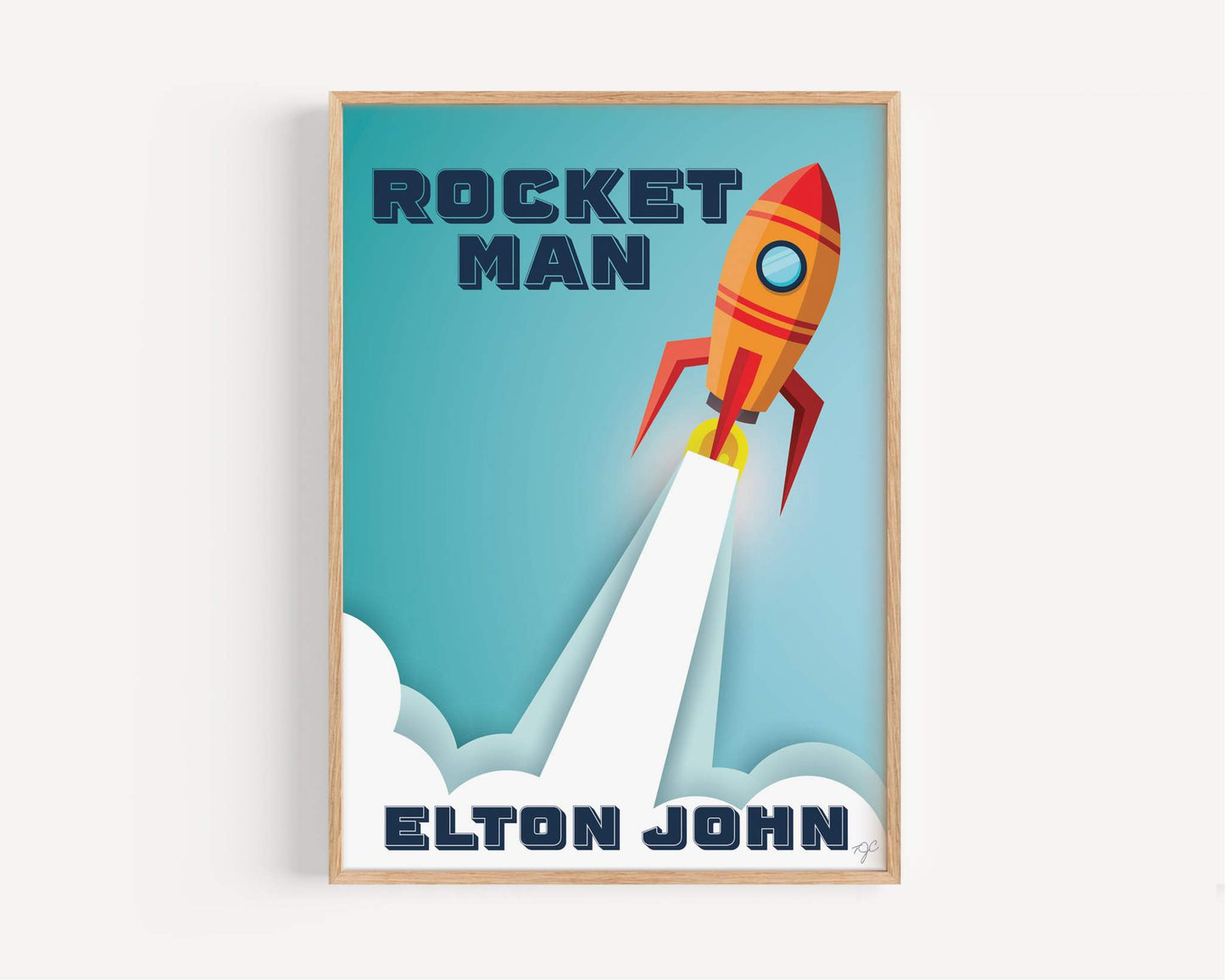 Rocket Man - Elton John - Art Print