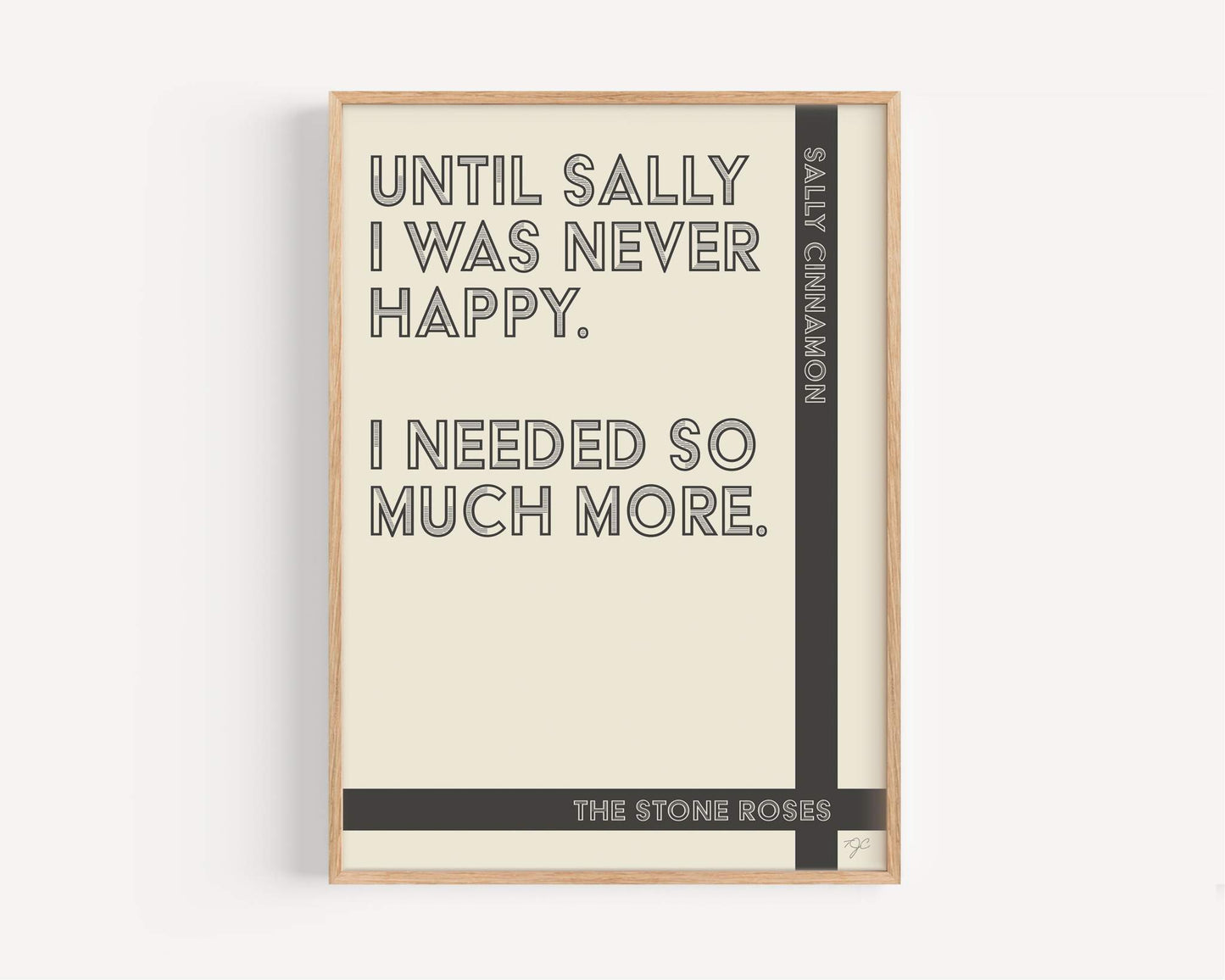 Sally Cinnamon - The Stone Roses - Art Print