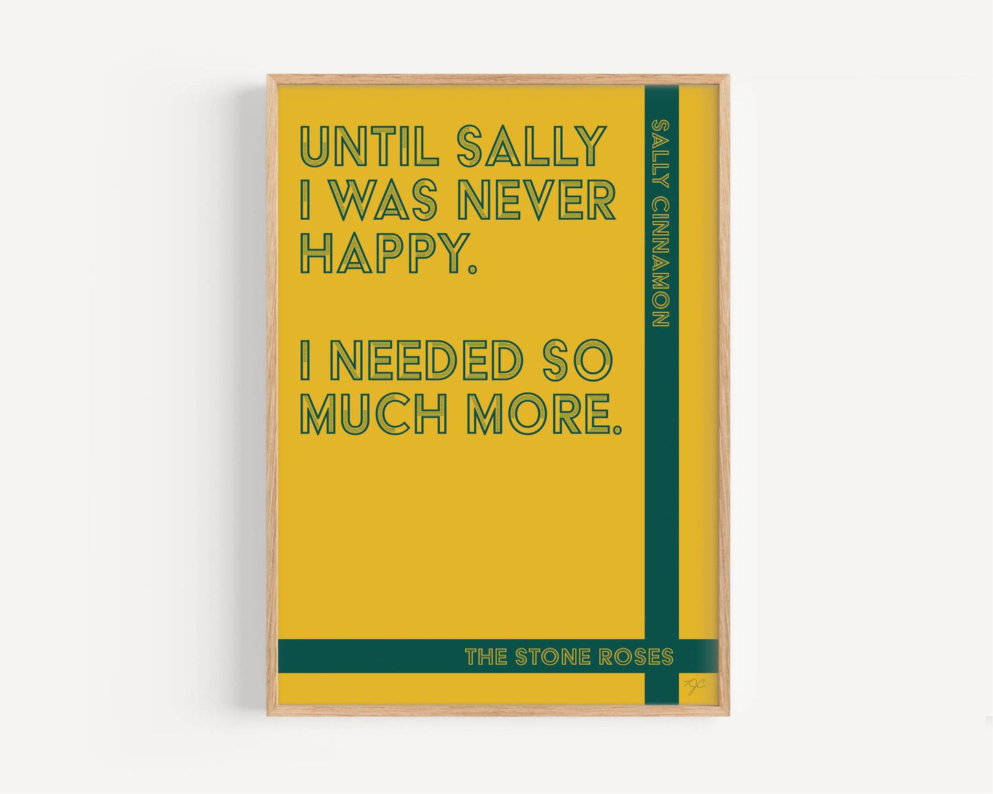 Sally Cinnamon - The Stone Roses - Art Print