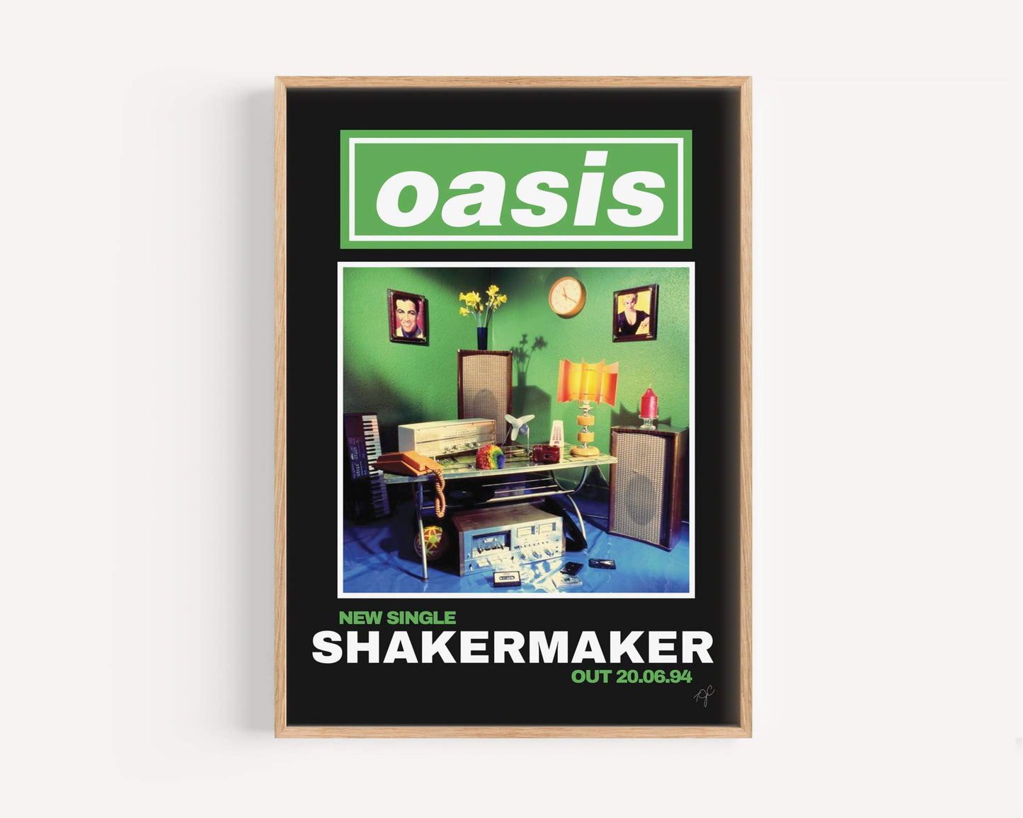 Oasis Shakermaker print