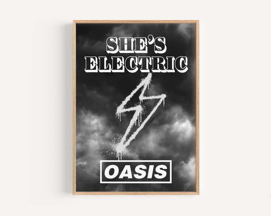 Shes Electric Oasis Print