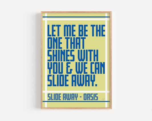 Slide Away Oasis - Art Print