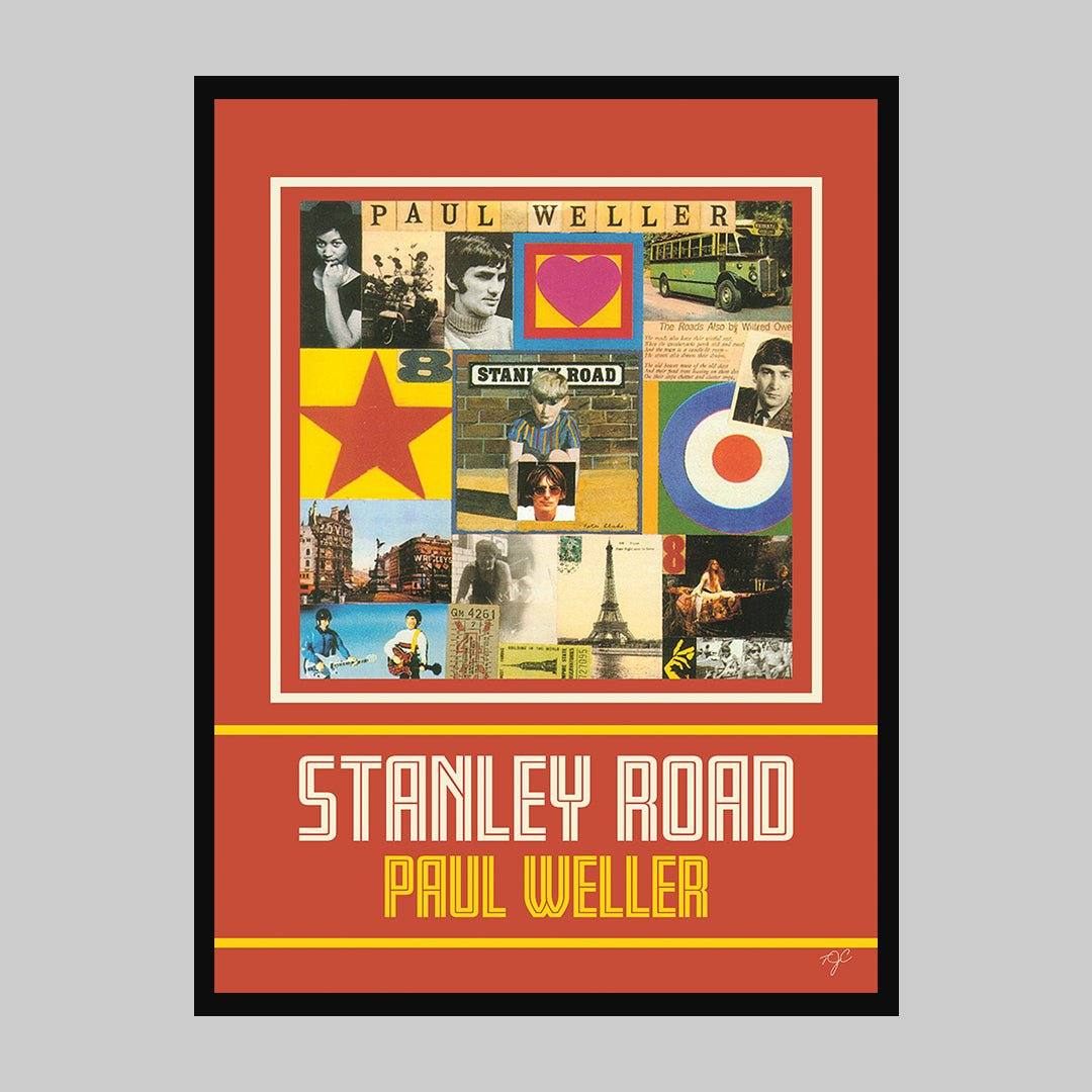 Stanley Road Paul Weller print - Striped Circle