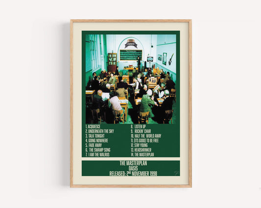 The Masterplan - Oasis - Album Art Print