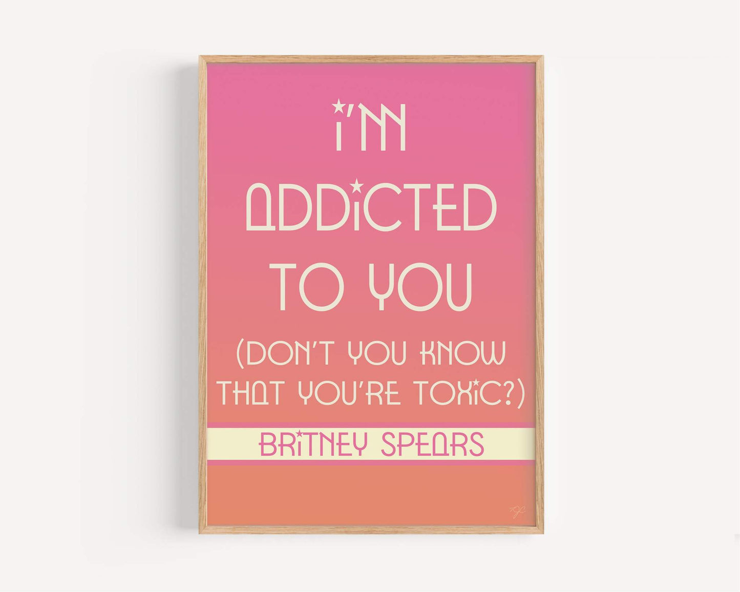 Toxic - Britney Spears - Art Print