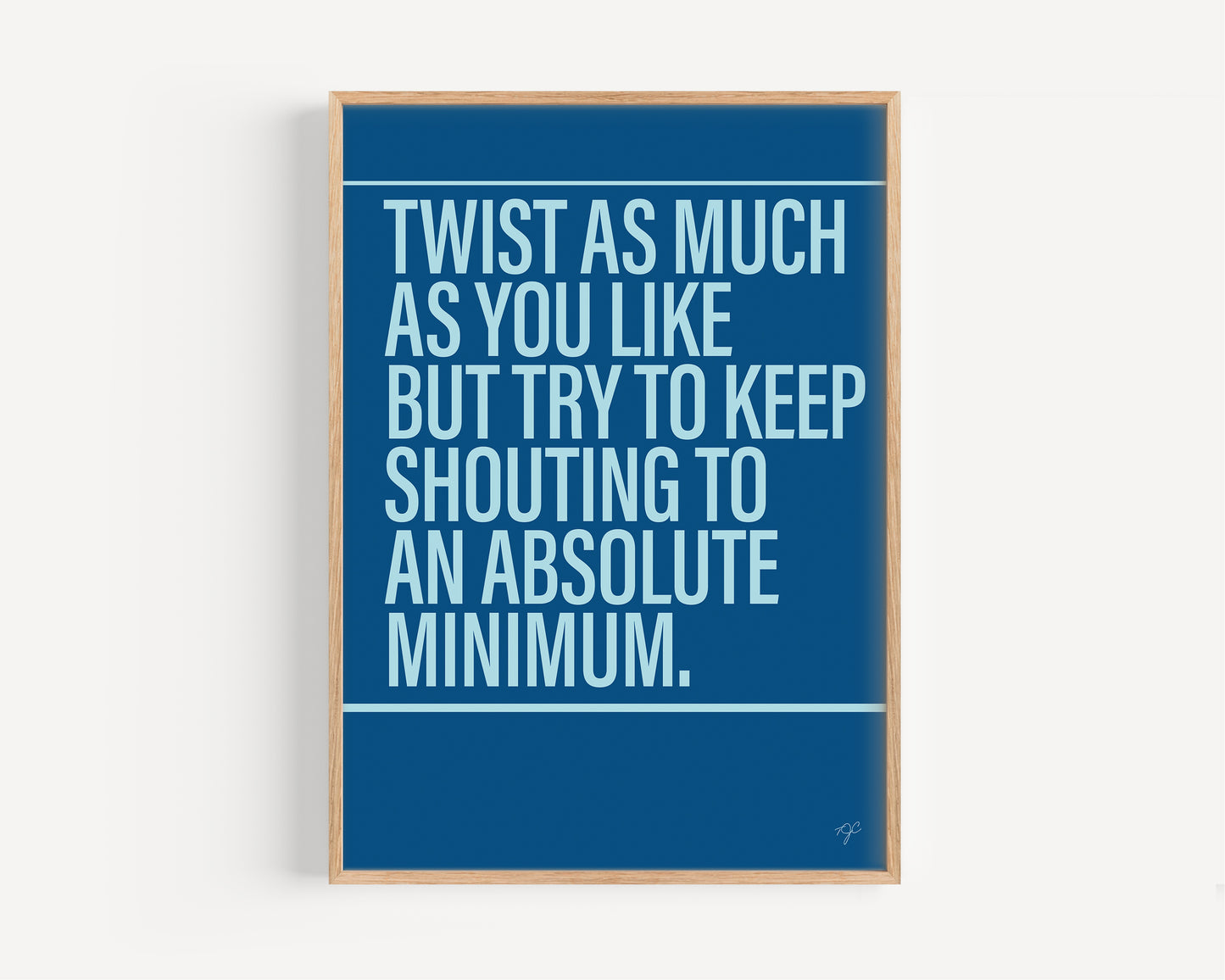 Twist & Shout - Framed Print