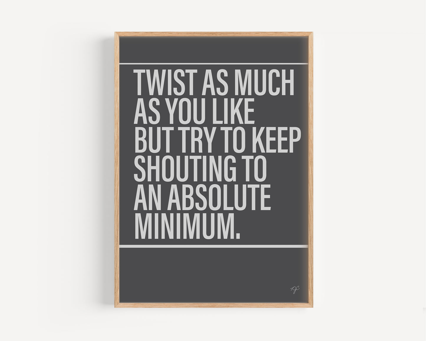 Twist & Shout - Framed Print