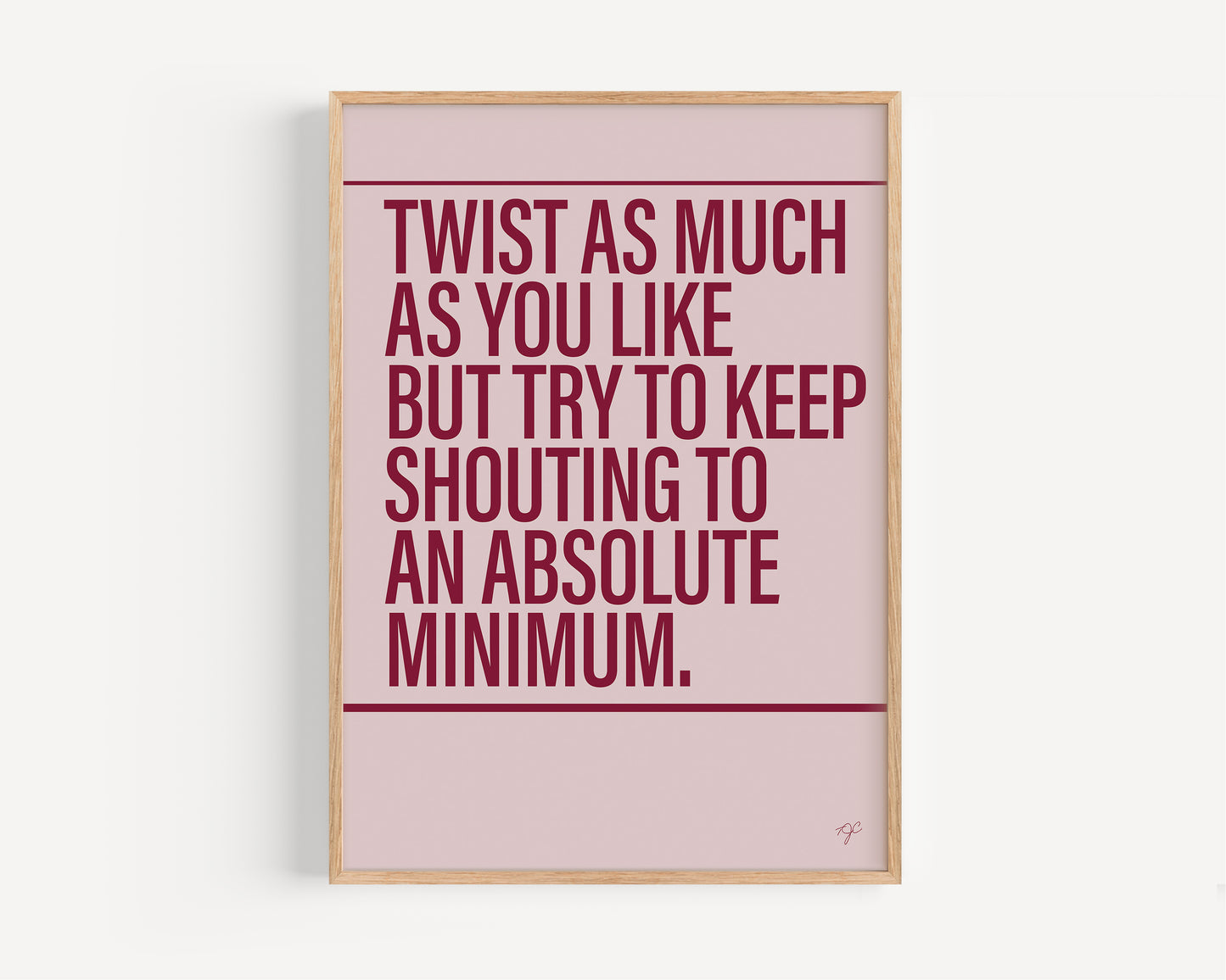 Twist & Shout - Framed Print