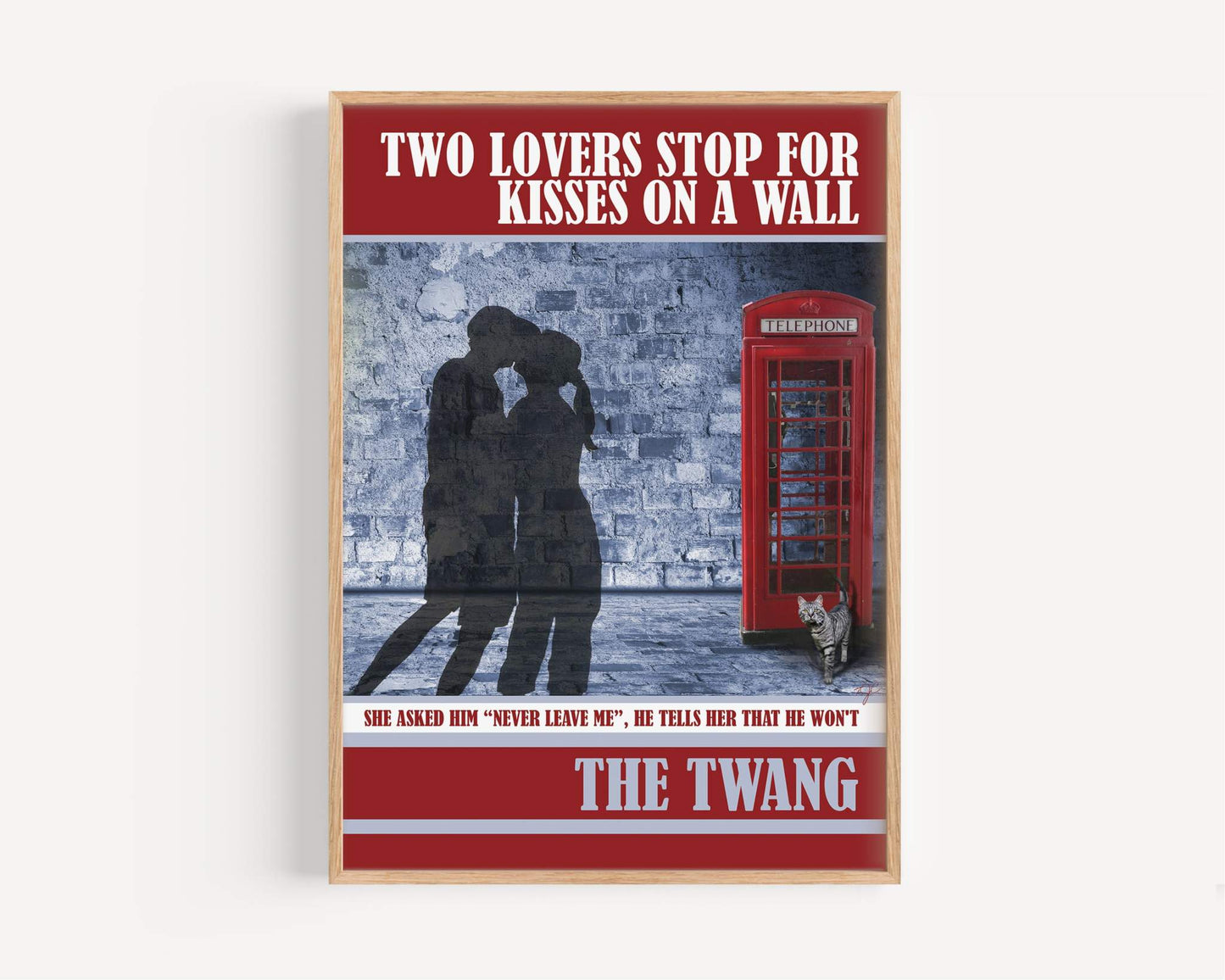 The Twang Two Lovers print on high quality matte luxury fine art paper