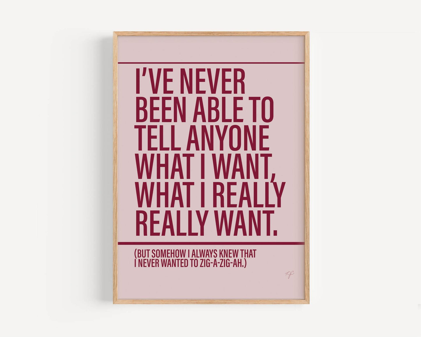 Wannabe Spice Girls - Framed Print
