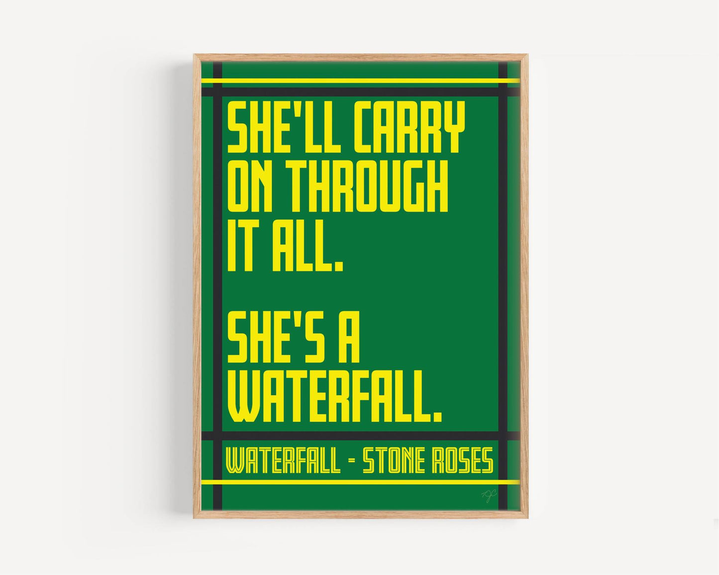 Waterfall by The Stone Roses - Art Print