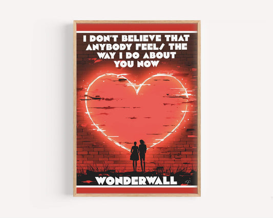 Wonderwall Oasis print