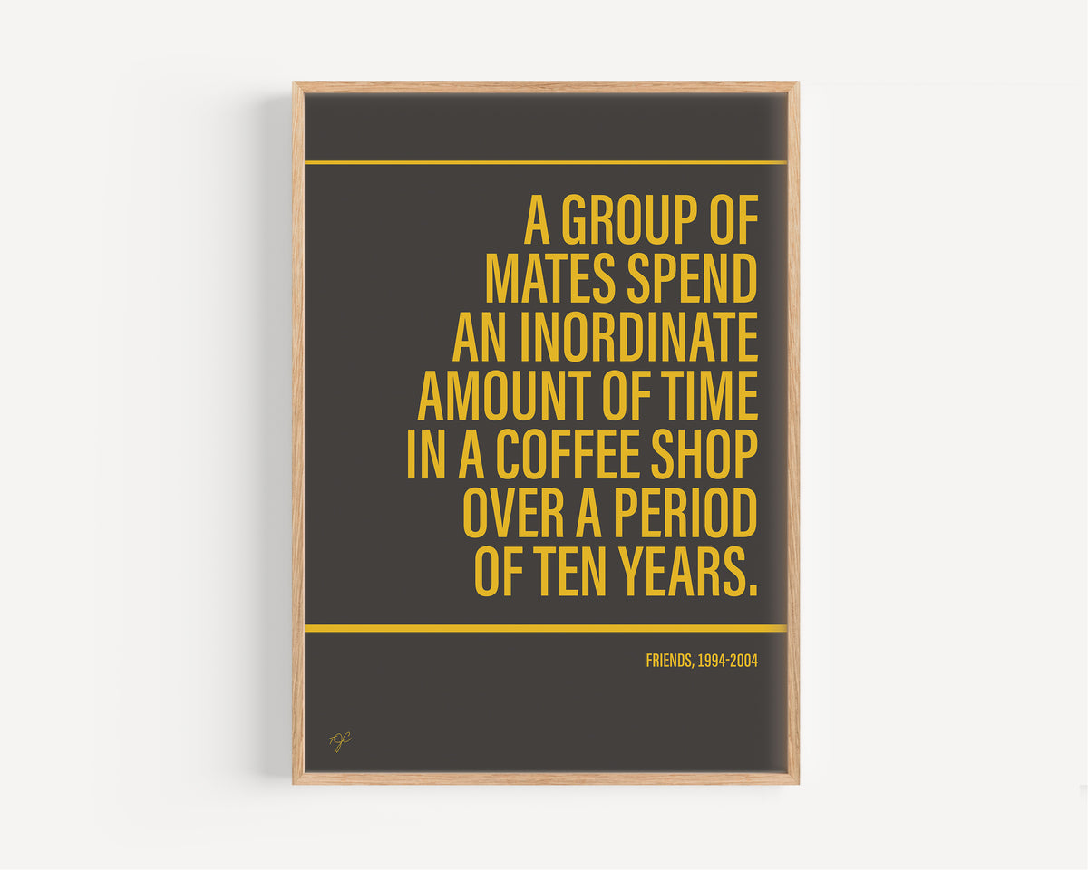 Friends Alternative TV and Film Print | UK Wall Art